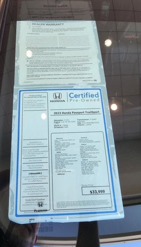 2023 Honda Passport TrailSport