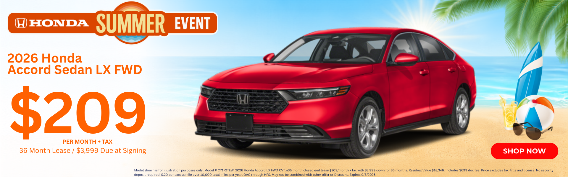 Best Honda Accord Lease Deals and New Specials near Imperial