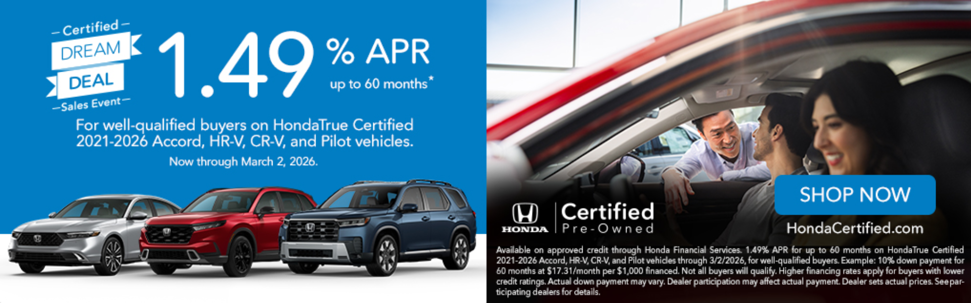 CPO Honda Deals in Yuma