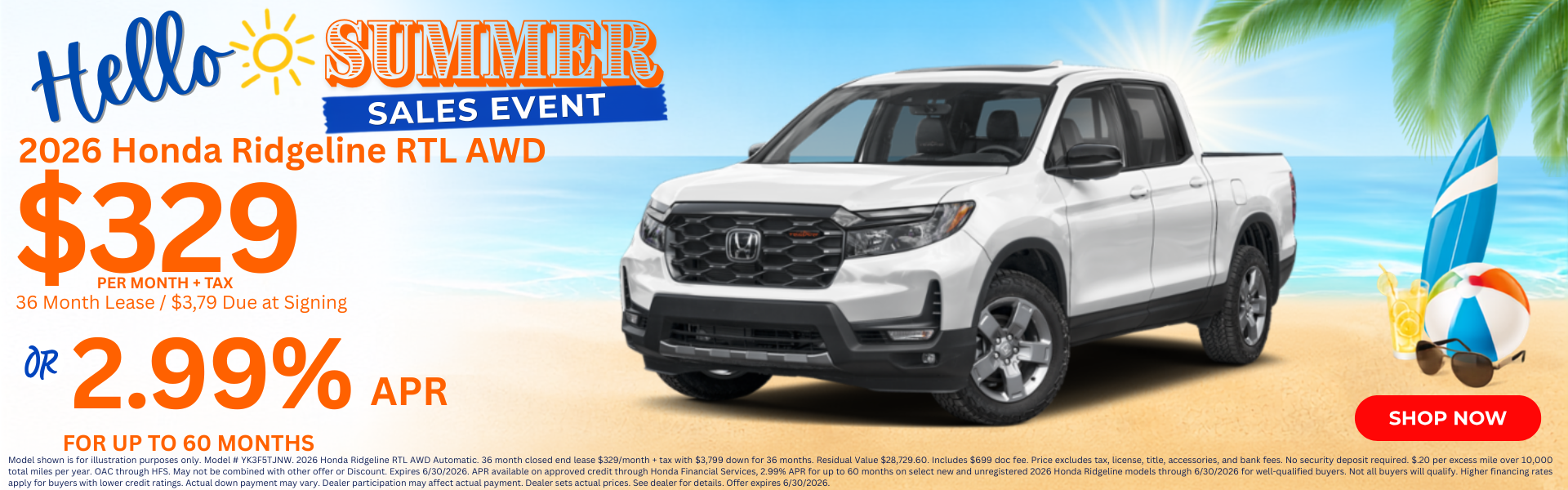 Honda Lease Deals and Sale Prices In Yuma AZ