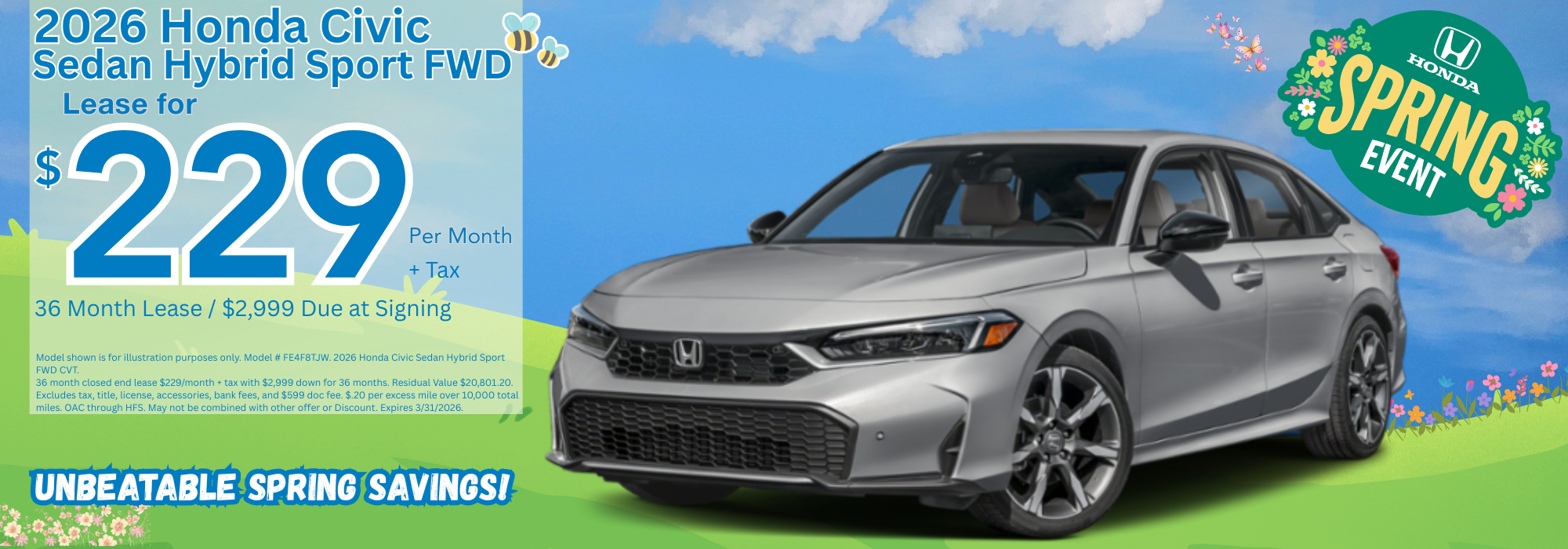 Best New Honda Lease Deals in AZ