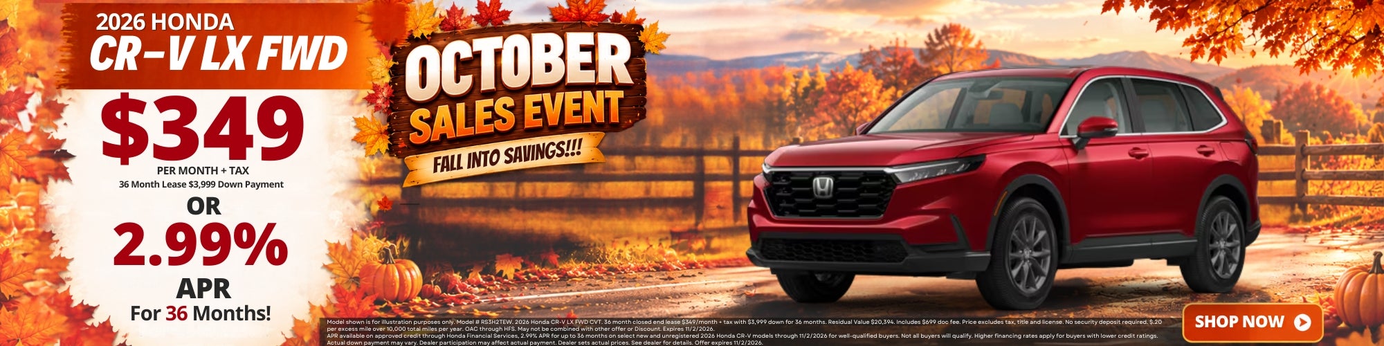 Best Honda CR-V Lease Deals and New Specials near Imperial V