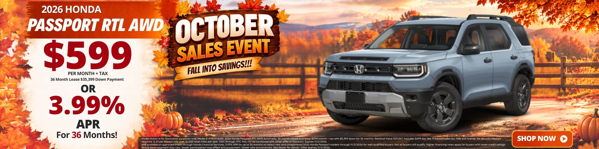 Best Honda Passport Lease Deals and New Specials near Imperi