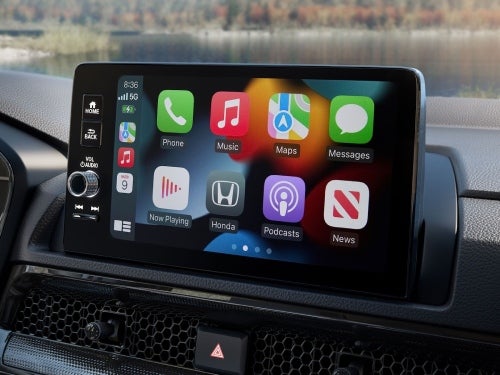 2025 Honda CR-V close up view of touchscreen
