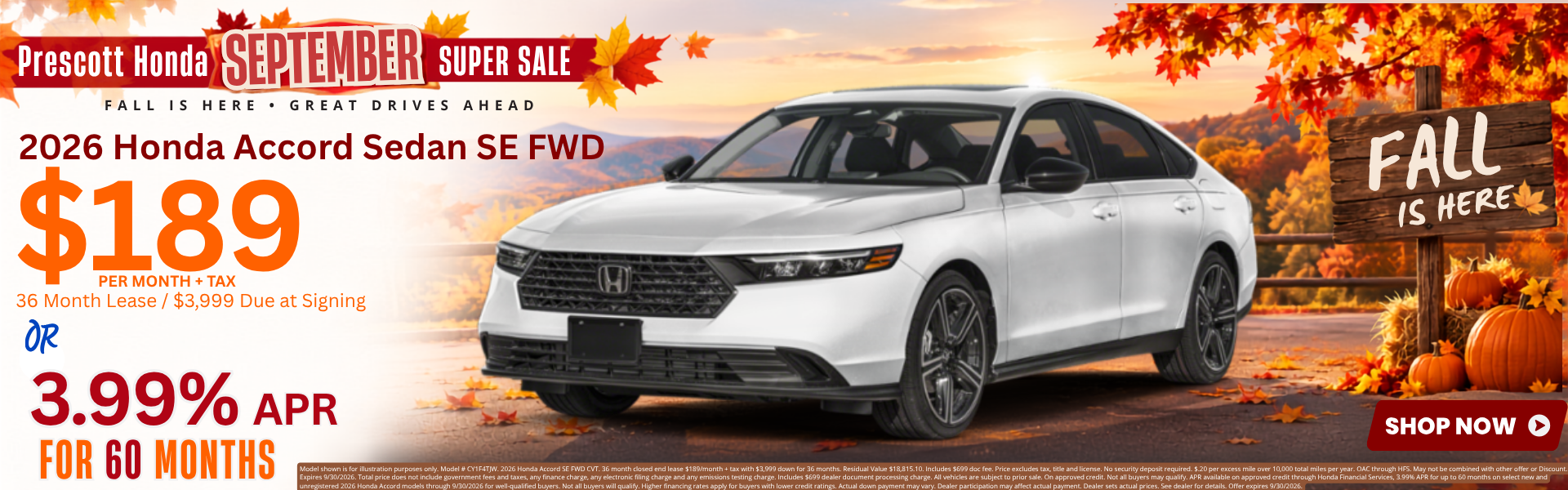 Best Honda Accord Lease Deals and New Specials near Imperial