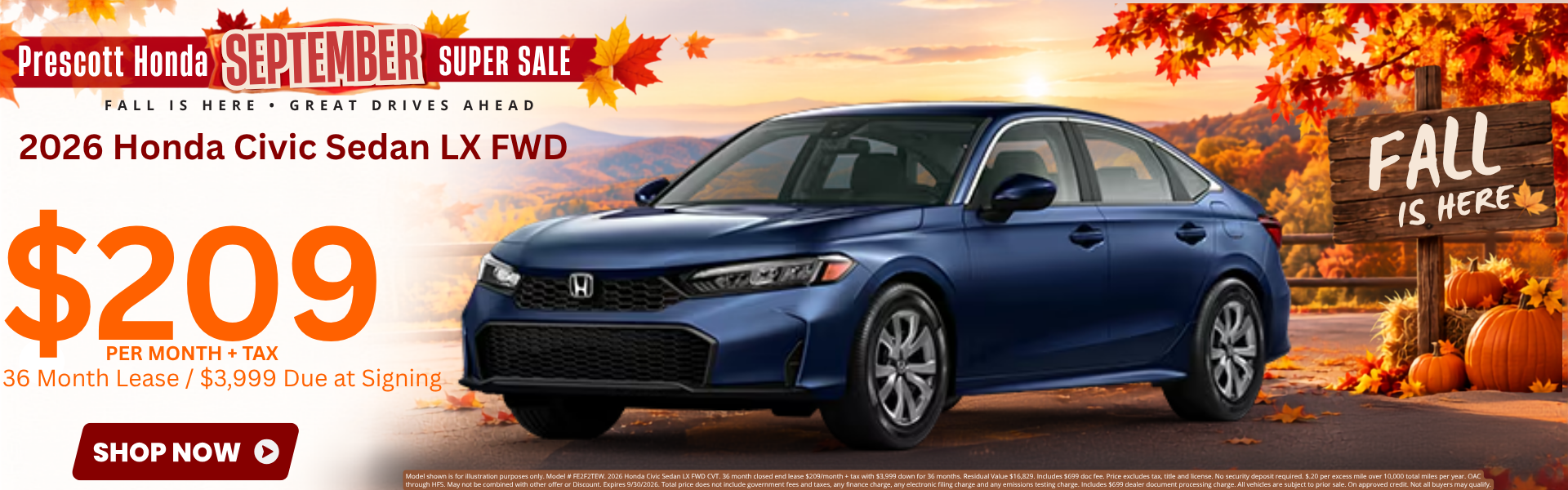 Best Honda Civic Sedan Lease Deals and New Specials near Imp