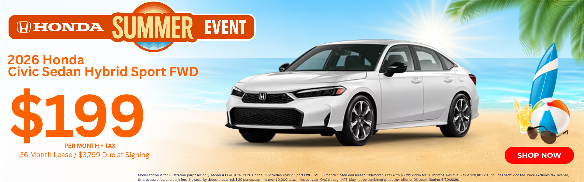 Honda Lease Deals and Sale Prices In Yuma AZ