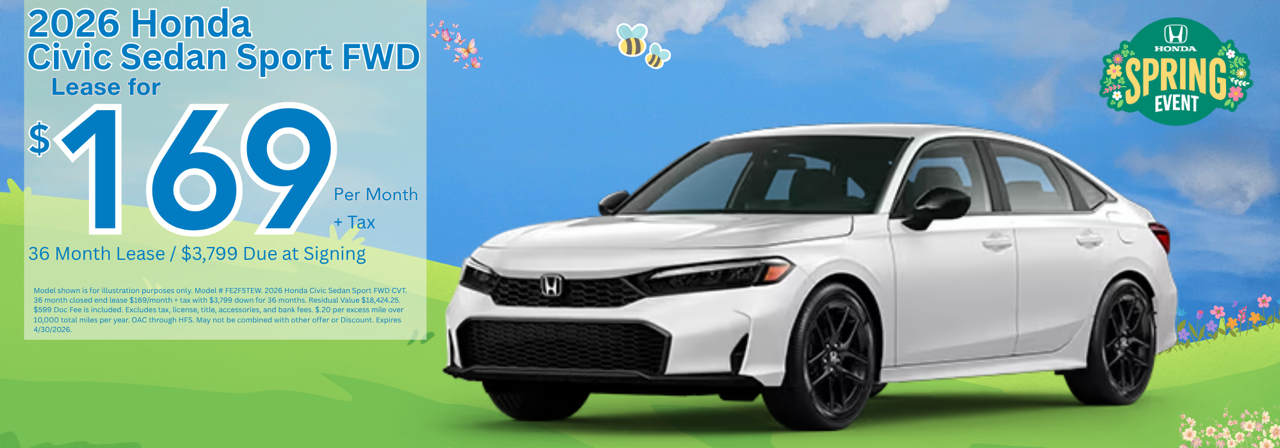2026 Honda Civic Sedan Sport FWD